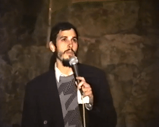 RARE  Rabbi Binyamin Kahane speaks at 2nd Yartzeit Rally in Hebrew 00:58:59